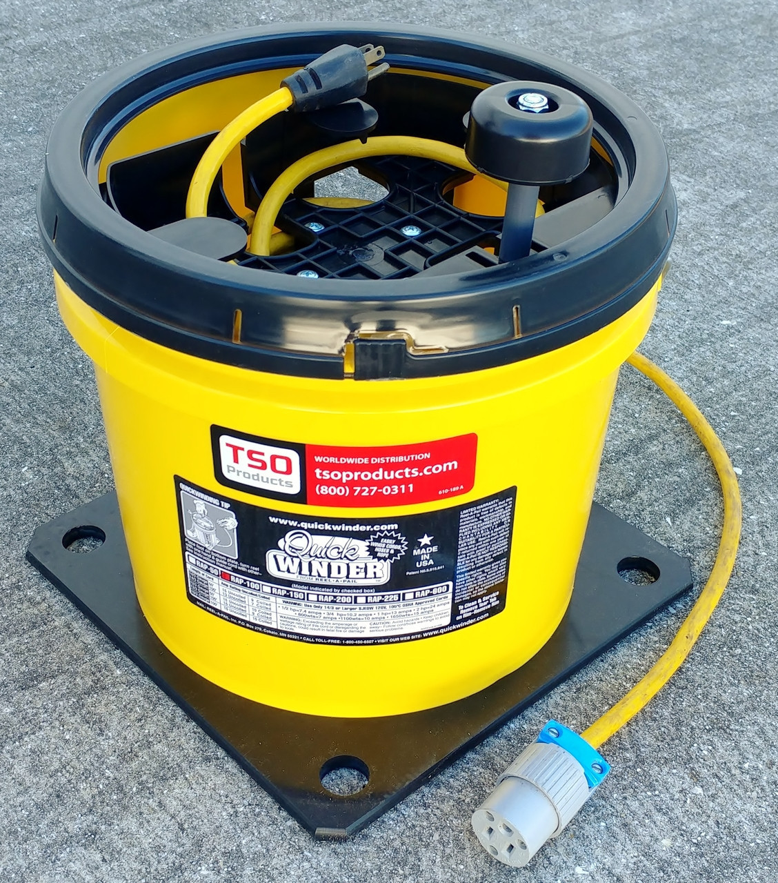 What is the height of the Quick Winder?